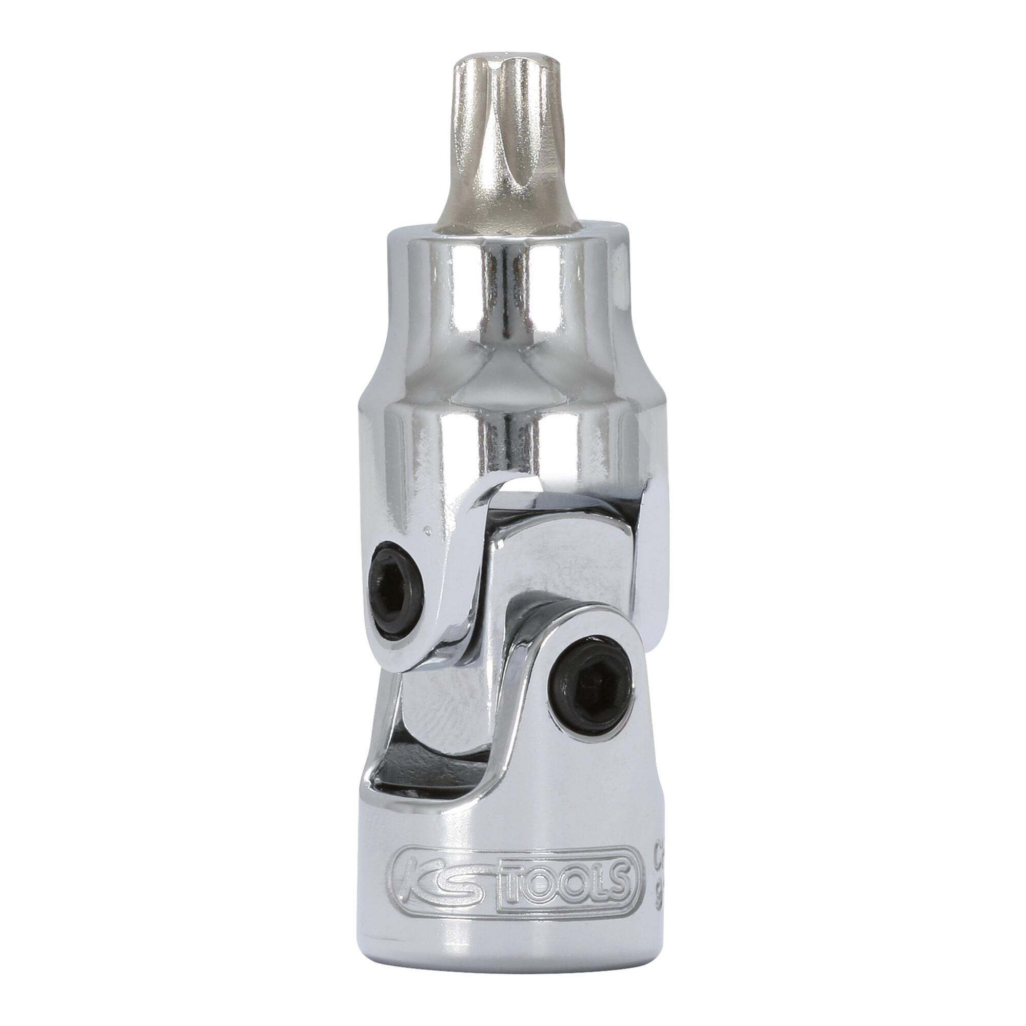 KS Tools 1/4" CHROMEplus Gelenk-Bit-Stecknuss TX, T8 (917.1491)