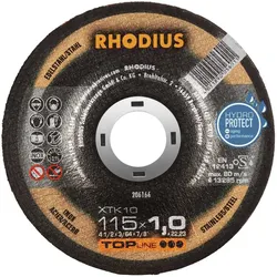 Rhodius, Sägeblatt, TOPline XTK10 Extradünne Trennscheibe 115 x 1,0 x 22,23 mm