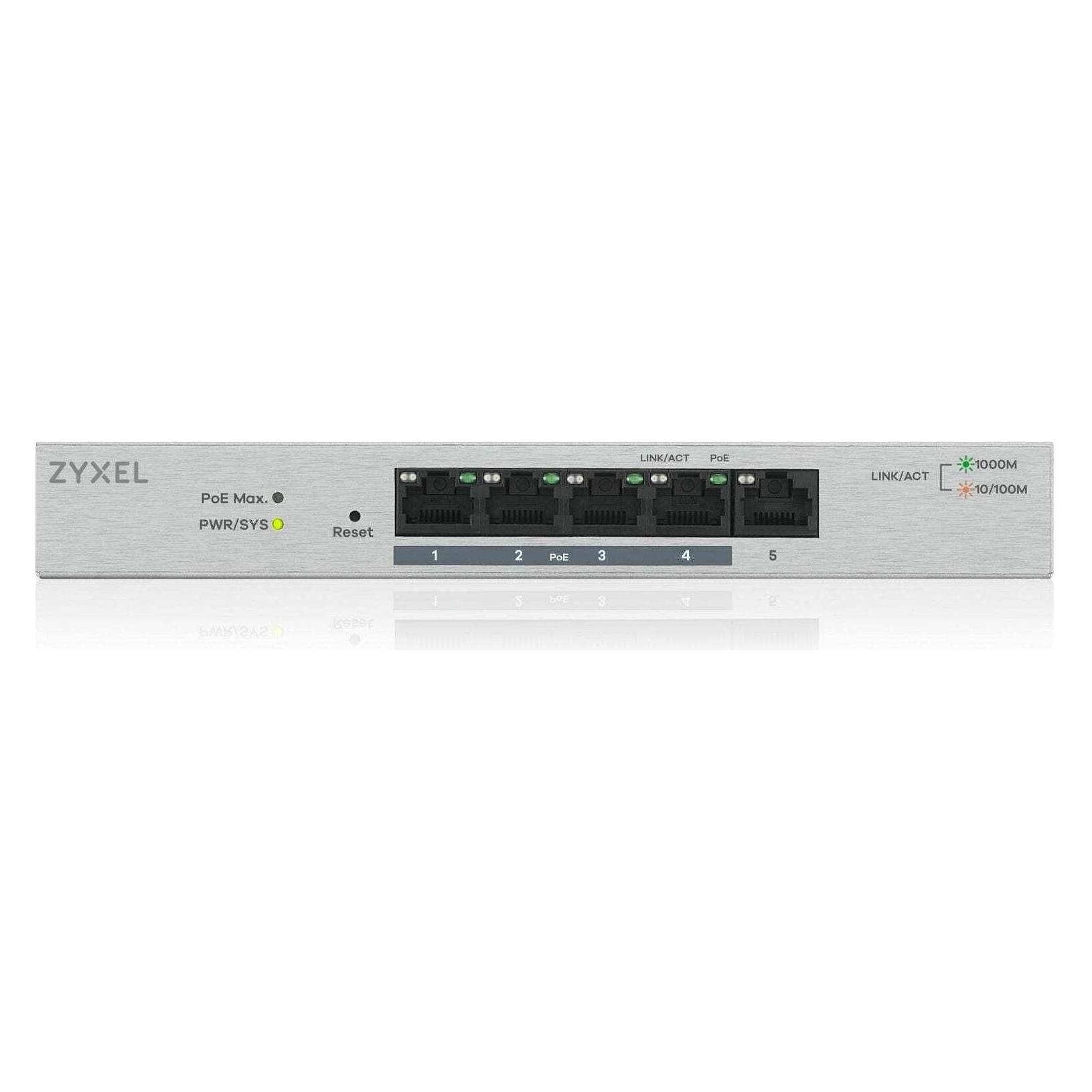 Zyxel Gs1200-5hp-Eu0101f (5 Ports) (GS1200-5HP-EU0101F)