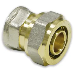 Klemmringverschraubung Schraubfitting Pipetec, Übergänge mit Innengewinde (IG) (Ausführung: 20 - 1/2''IG)