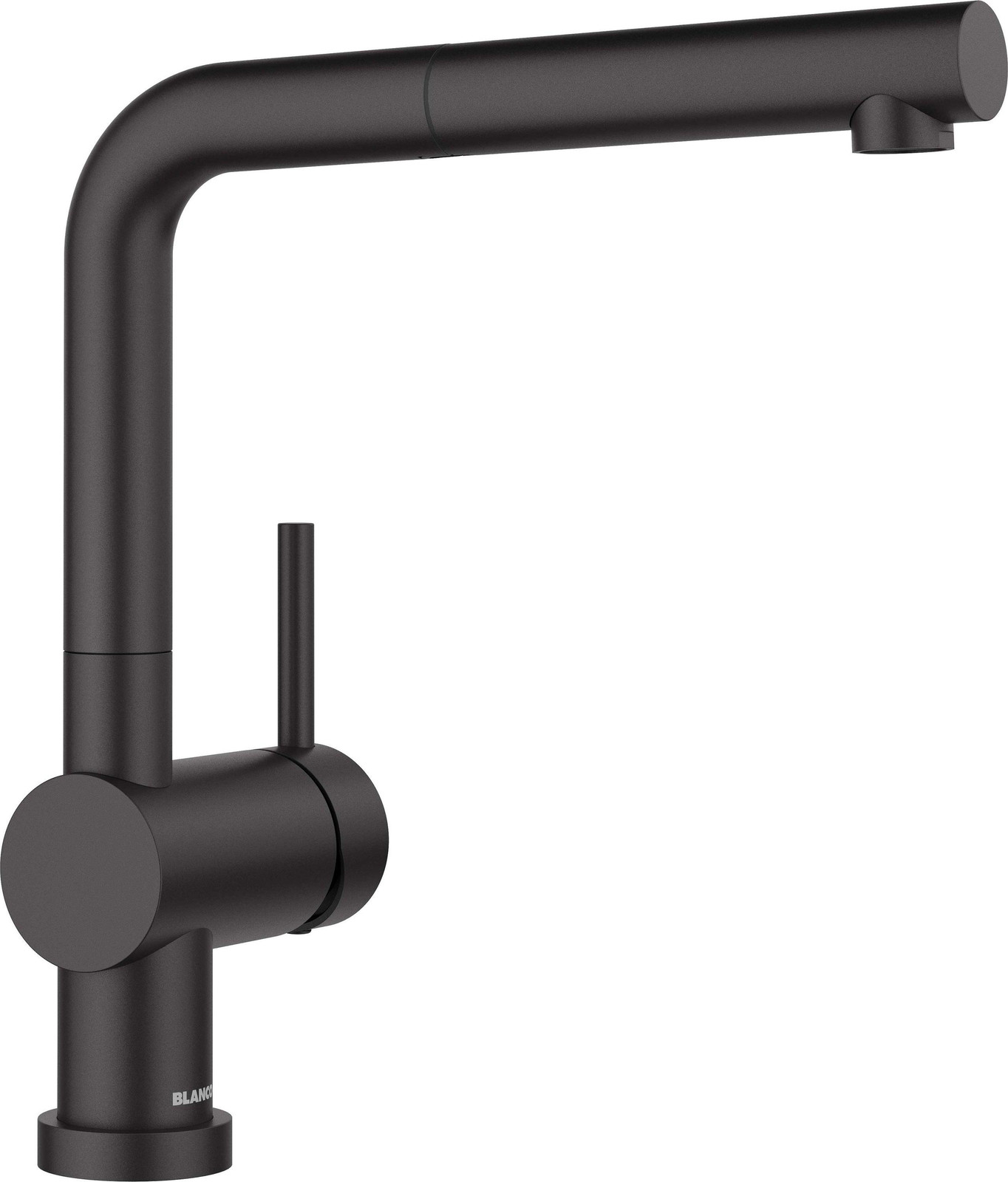 Blanco LINUS-S-F Keukenmengkraan met handdouche, Zwart mat