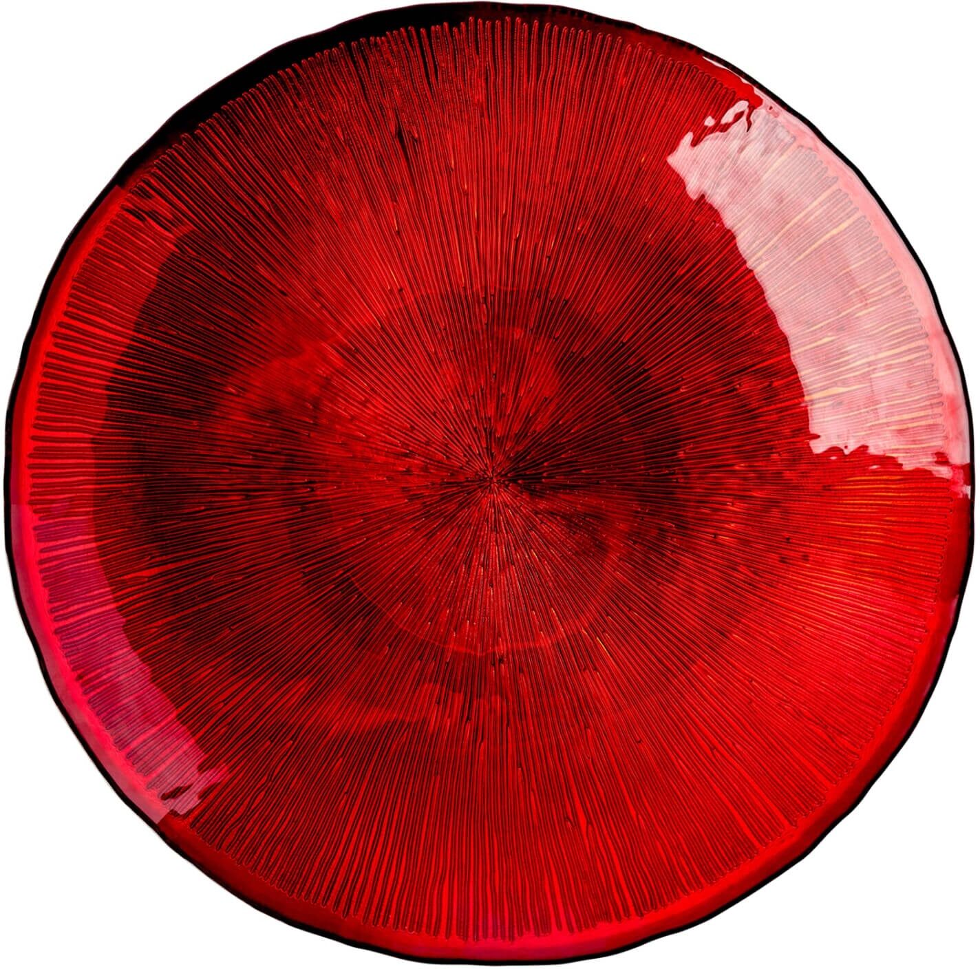 Anton Studio Designs Crimson Comet Bowl - 39.5cm
