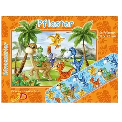 KINDERPFLASTER Dinosaurier Briefchen 10 St
