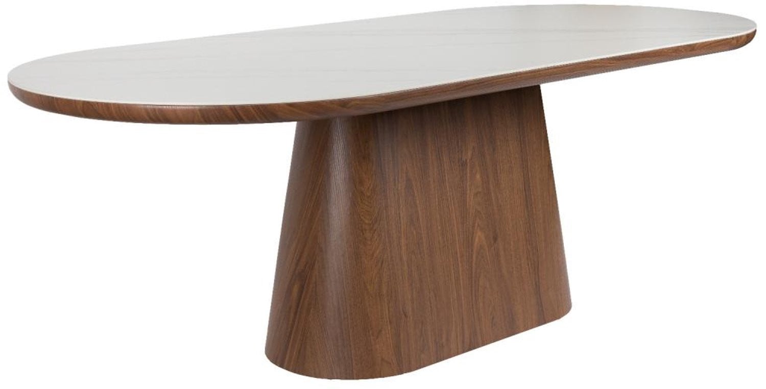 Puur Coen ovale eettafel - Walnoot