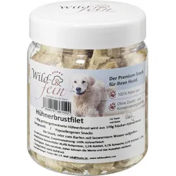 Wild & Fein Hundesnack Hühnchenbrustfilet, gefriergetrocknet - 80 g