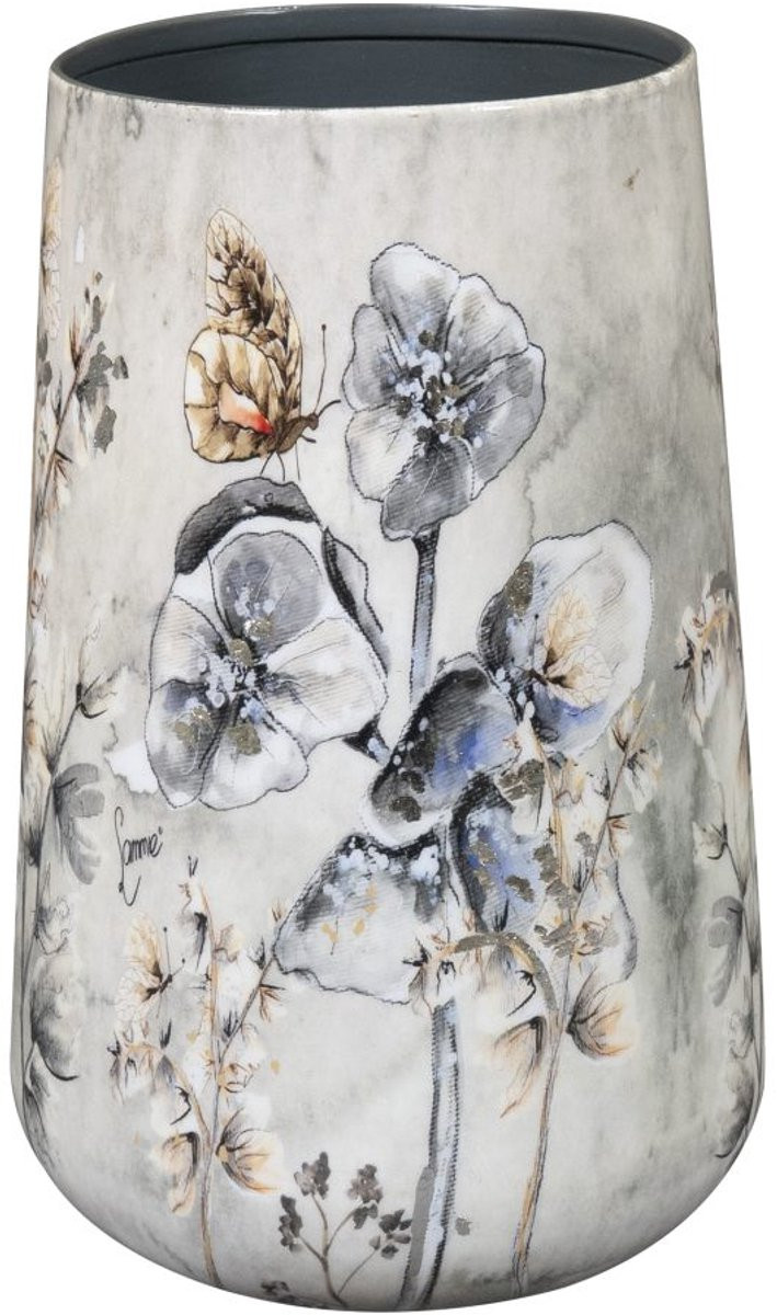 TS Collection Vaas Moonlight Meadow - Handgemaakt - Metaal & Epoxy - 13 x 20 cm