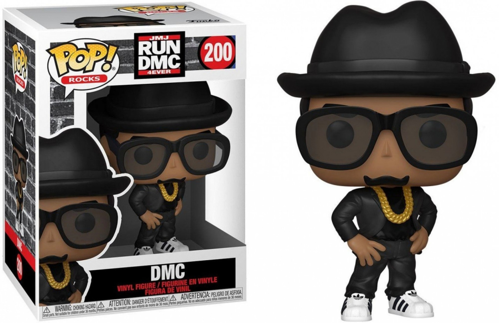Funko Run DMC POP! Vinyl Figuur DMC, 9 cm