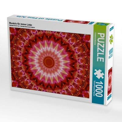 CALVENDO Puzzle Mandala für immer Liebe 1000 Teile Puzzle quer | 1000 Teile Lege-Größe 64 × 48 cm Foto-Puzzle für glückliche Stunden