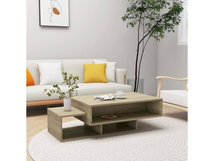 Table basse Chêne sonoma 105x55x32 cm Aggloméré