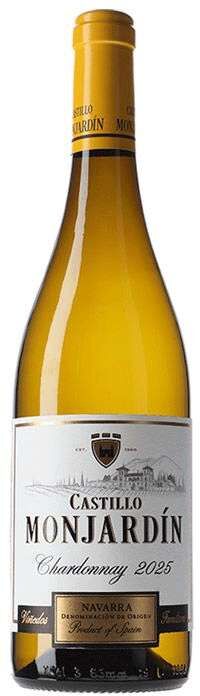 Castillo de Monjardín Chardonnay 2025 - Vino blanco elegante de España con 13,00% de graduación