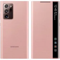 Samsung Smart Clear View Cover (Samsung Galaxy Note 20 Ultra), Smartphone Hülle, Bronze