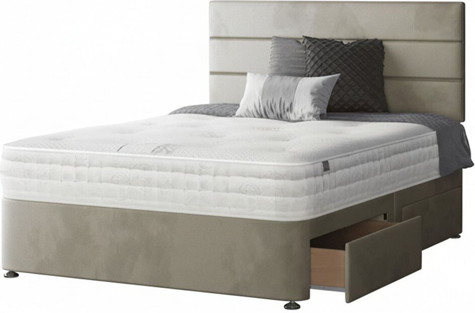 17 Stories Hayder Upholstered Bed Coffee Single (3')