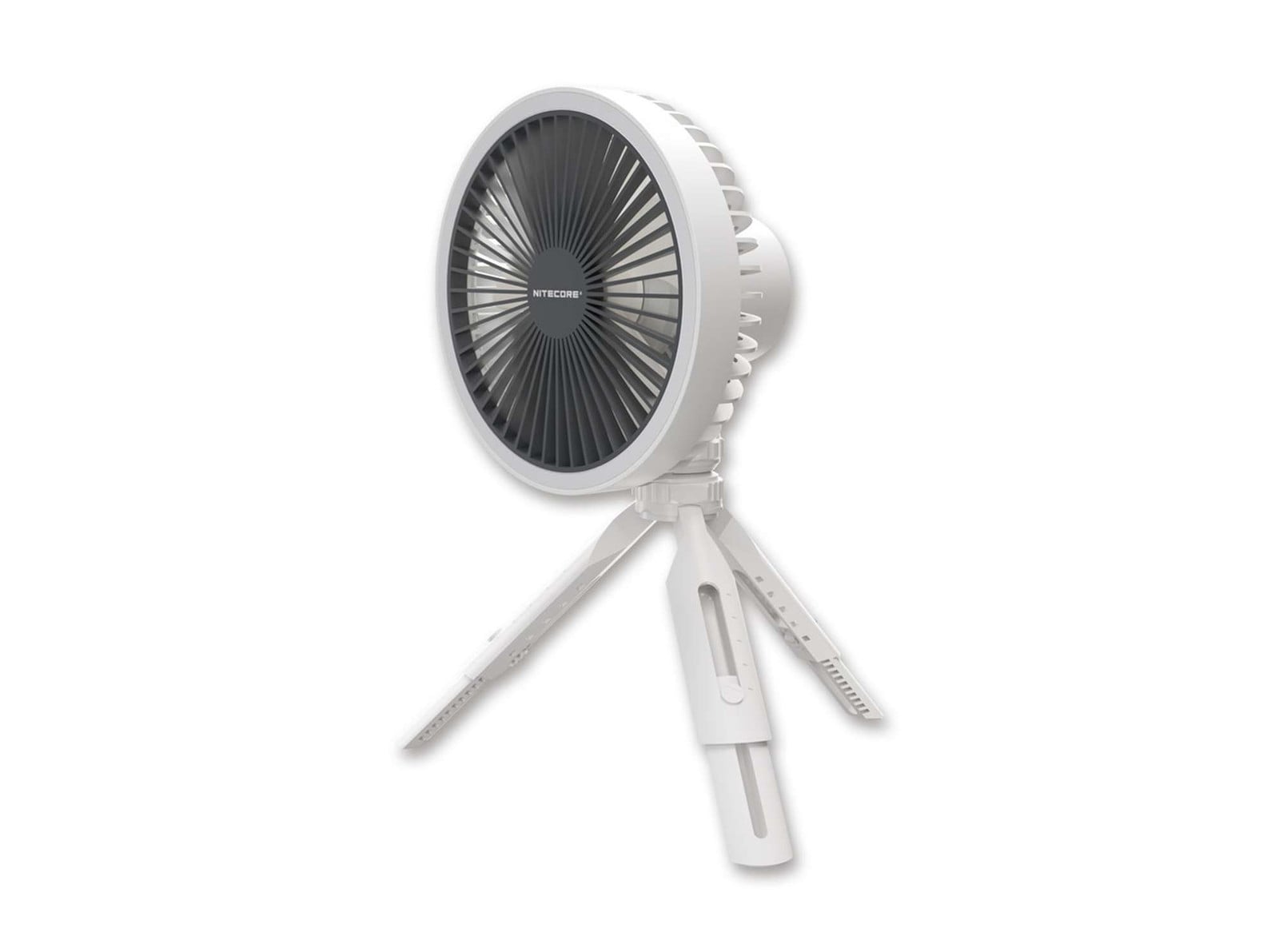 Nitecore NEF10 Witte ventilator met LED-ringlamp en powerbank