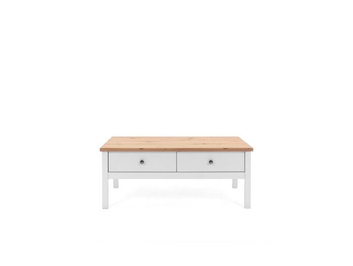 Finori Bergen 56A Couchtisch Holzwerkstoff Weiß/Artisan Oak