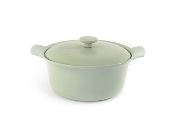 Faitout avec couvercle fonte de fer Vert 24 cm - Ron