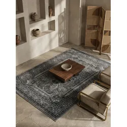 Teppich Kurzflor TANNHEIM in Grau, orientalisch, 300 x 400 cm