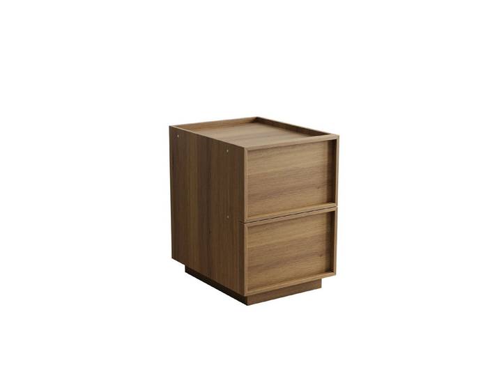 Fine Life Pro Nachttisch Mittelalterlich-moderner Nachttisch aus Eiche, 38 x 48x 50 cm (1-St)