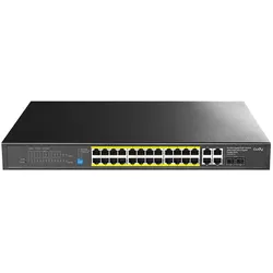 Cudy Switch (GS1018PS2) (18 Ports), Netzwerk Switch, Schwarz