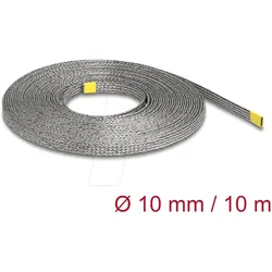 DELOCK 20938 - Geflechtschlauch zur EMI Abschirmung dehnbar 10 m x 10 mm