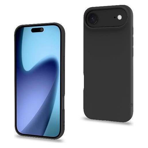Celly Weiche Schwarze Hülle für Apple iPhone (Apple iPhone 17) (CROMO1153BK)