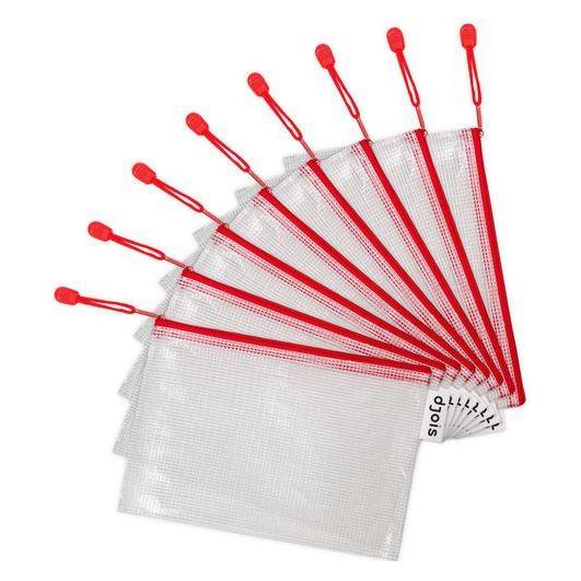 Tarifold Reiáverschlusstasche ZIPPER, DIN A5, PVC, rot (A5, 1x) (509023)