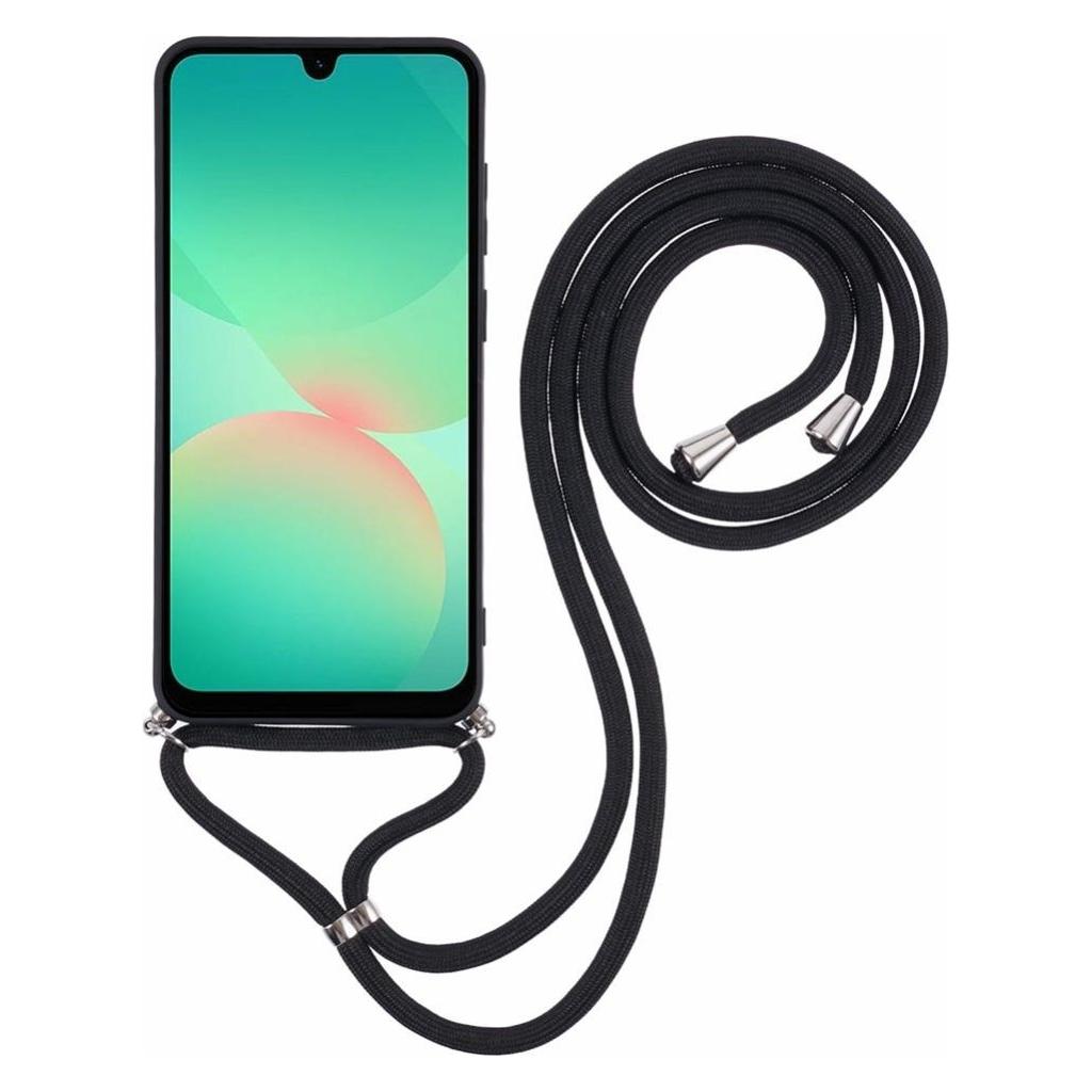 Hurtel Schutzhülle mit Textilfutter und Schultergurt, schwarz / Hülle / Samsung Galaxy A17 5G/4G (73436341)