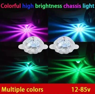 Uplift Treasures Universal RGB LED Chassis Underglow Light Kit For Cars And Motorcycles 12v White