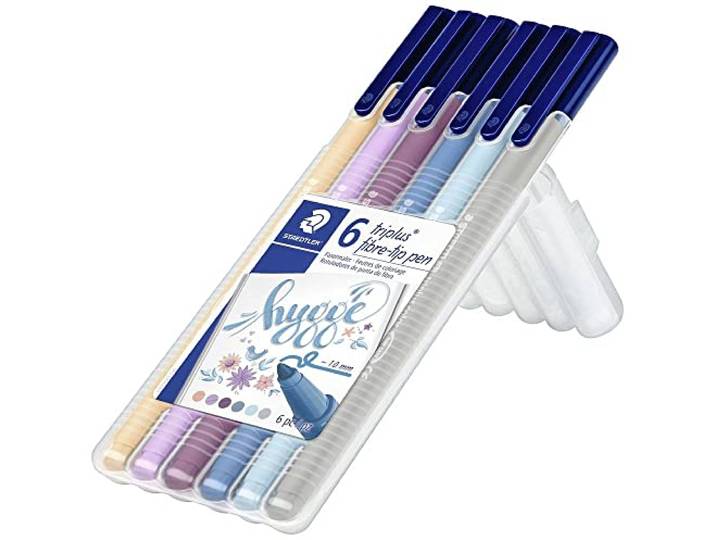 STAEDTLER triplus color 323 viltstiften – doos van 6, Hygge, 1,0 mm