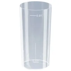 500x Longdrink-Glas, PS, Spritzguss, klar, 200ml