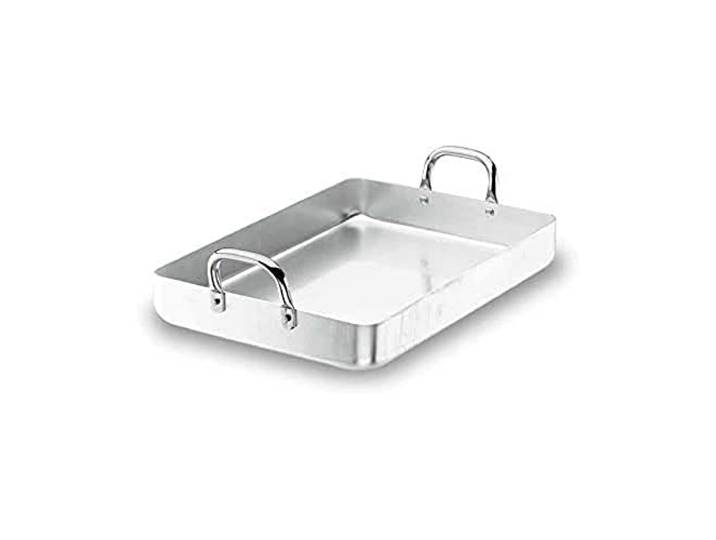 LACOR 20570F Bratpfanne mit Fixier Griffen 70 cm Langlebiges Profi-Utensil; entwickelt für optimale Leistung und schnelle, unkomplizierte Reinigung in der Spülmaschine