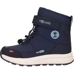 TROLLKIDS Kids Helgeland Anti Slip Winter Boots, Größe 31 in Blau Blau