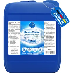 HERRLAN® SteamCleaner - 5 Liter HOCHLEISTUNGS Dampfreinigerlösung - CHEMIKALIENFREI - Probiotischer Reiniger für Dampfreiniger