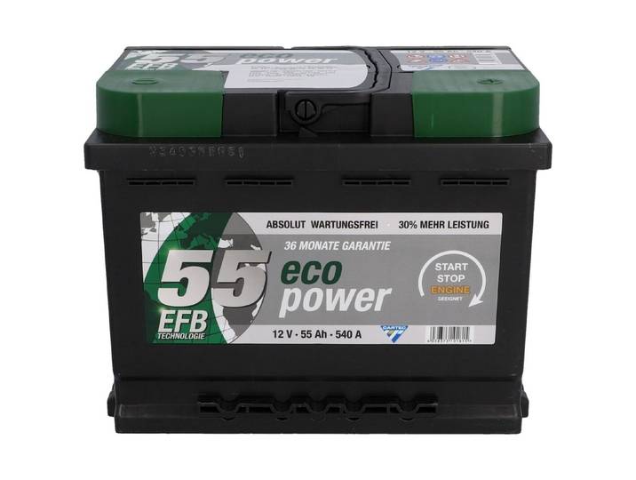 ECO Power Autobatterie EFB 55 Ah