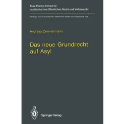 Das neue Grundrecht auf Asyl, Fachbücher von Andreas Zimmermann