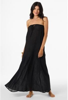 O'Neill s Janey Maxi Cover-Up Dress in Black, Size XL, Viscose