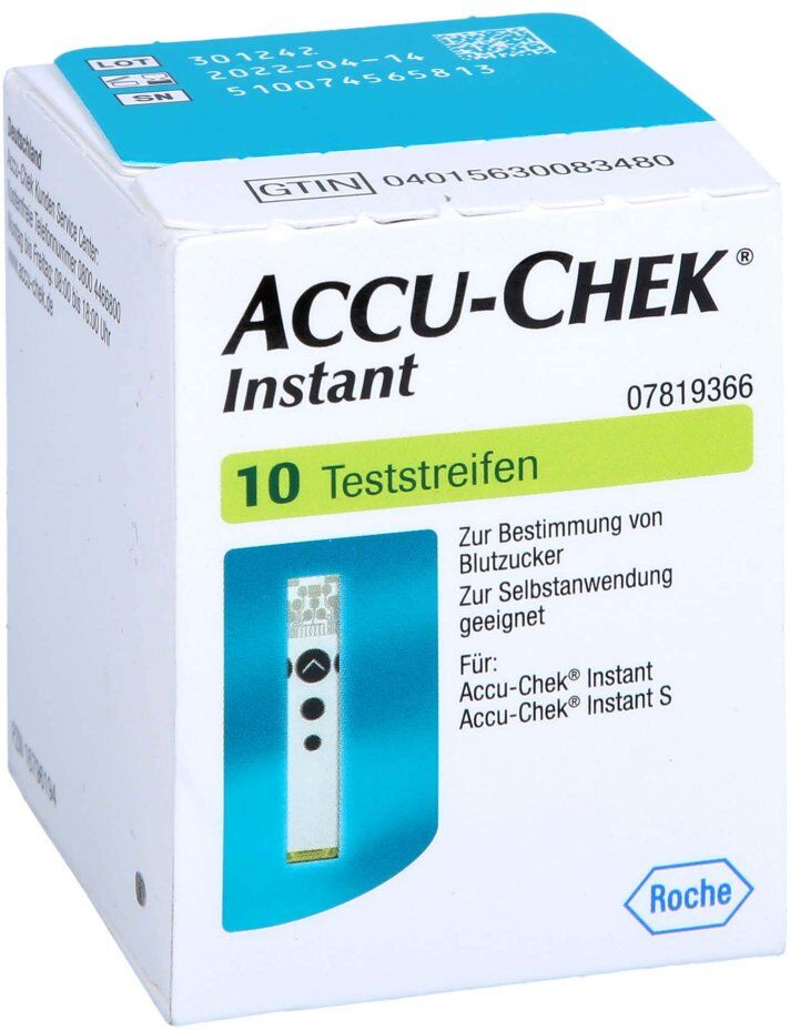 Accu Chek Instant Teststreifen 1X10stk