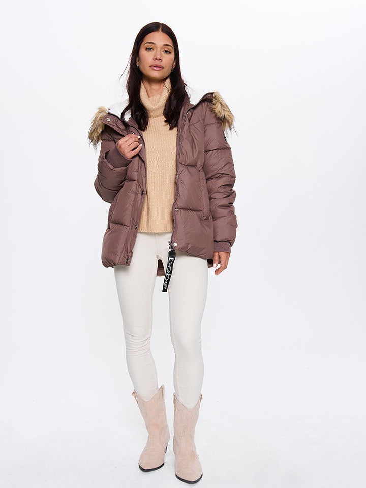 bebe Winterjacke in Rosa - XL