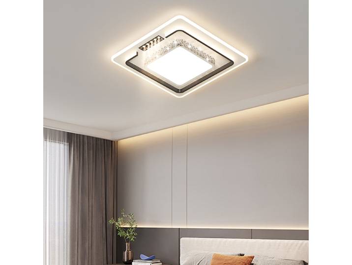 Ultra mince minimaliste salon LED plafonnier chambre salle à manger lumière plafonnier toute la maison combinaison éclairage