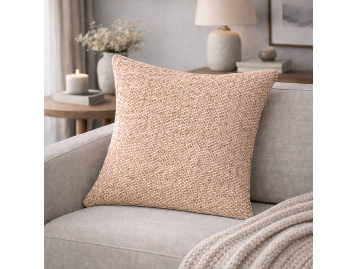 Housse de coussin Fjella Beige/Crème 40 x 40cm Polyester