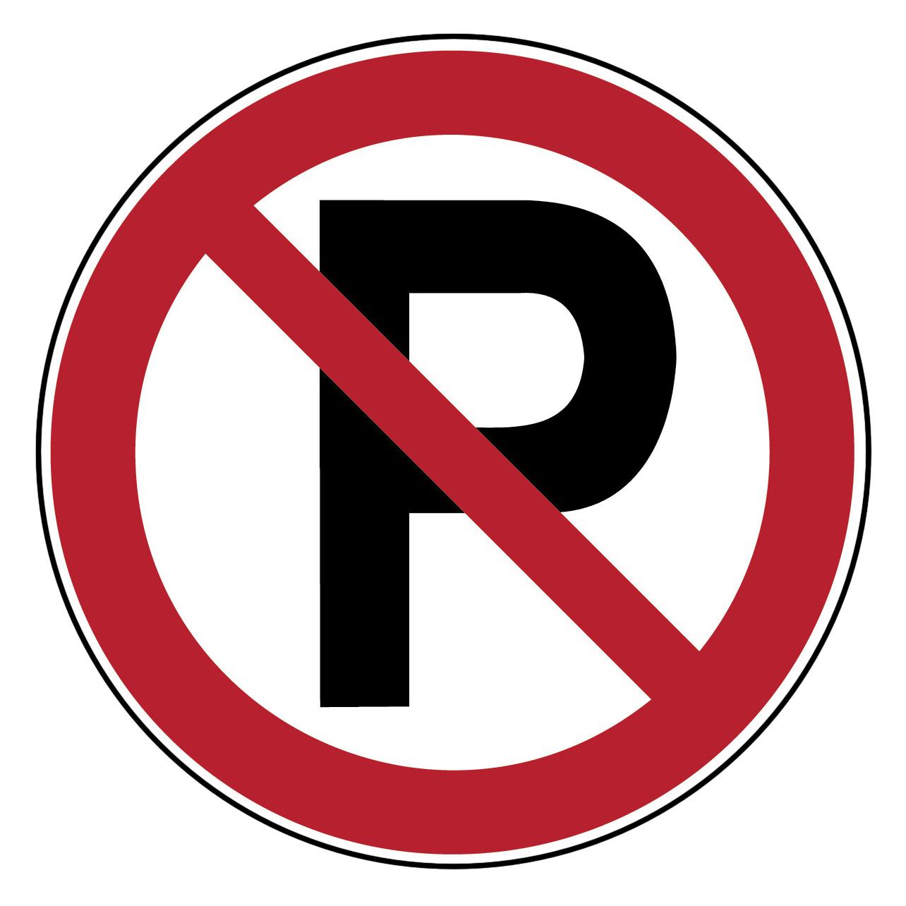 Brady PIC 225-DIA 315-B7527, Verbotsschilder - Parken Verboten (252050)
