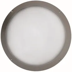 Frisch-Licht LED Außenwandleuchte Ø39,5cm, IP65, 24W, 4000K, 3000lm, rund, anthrazit FL-AL20303.3084