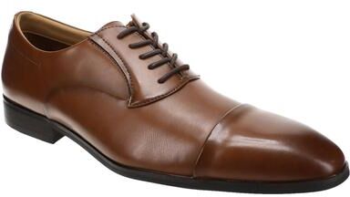 Kenneth Cole Reaction Heath - Mens 11.5 Brown Oxford Shoes Medium