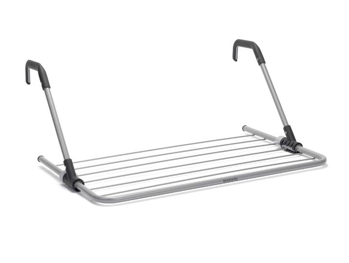 Wäscheständer BRABANTIA Metallic Grey , silber (silberfarben), B:71cm, Stahl, Wäscheständer, Wäscheständer