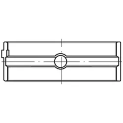 Kurbelwellenlager MAHLE 001 HL 19630 050
