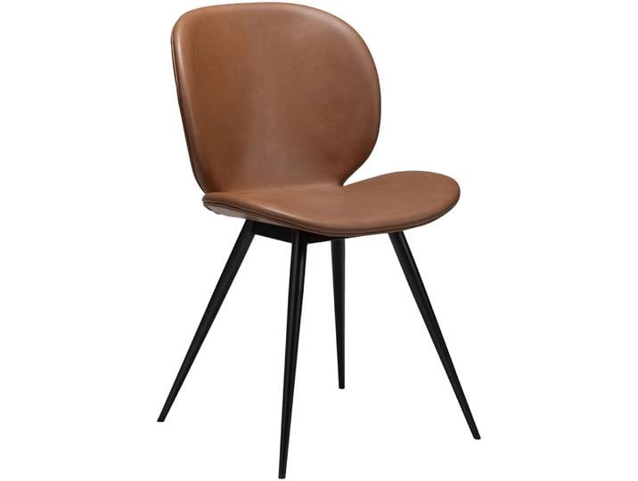 DAN-FORM Stuhl 2er-Set Cloud cognac Kunstleder