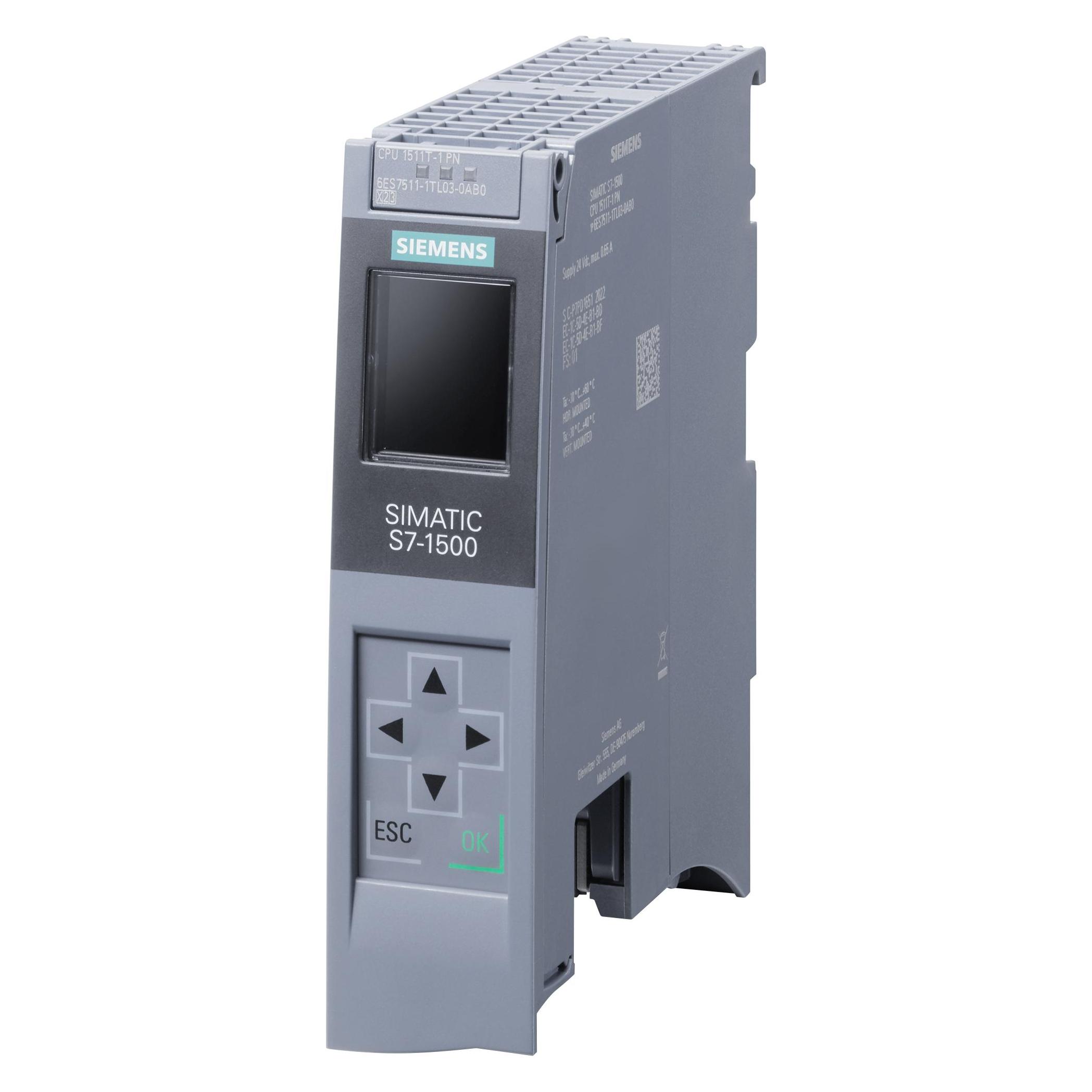 Siemens SIMATIC 6ES7511-1TL03-0AB0S7-1500 CPU 1511T-1PN 450KB+1,5MB Daten (6ES75111TL030AB0)