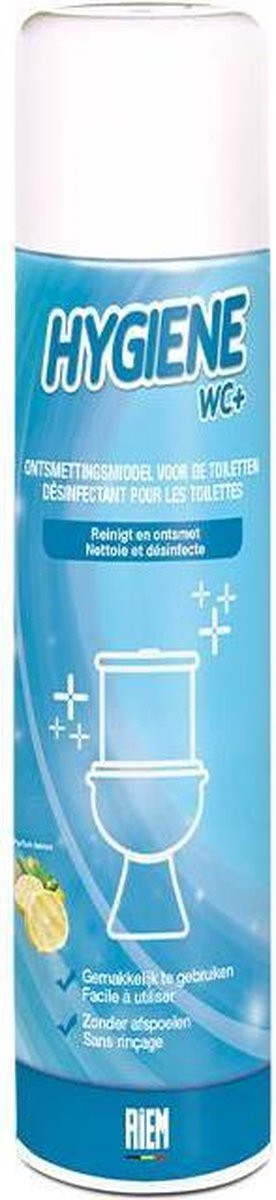 Hygiene WC+ Toiletreiniger en desinfectiemiddel RIEM 0,3 l Aërosol