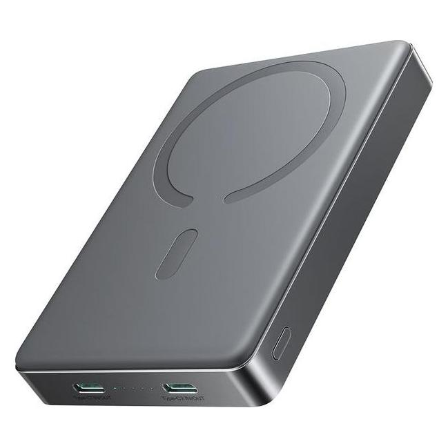 SIGN Ultrathin Magnetic Powerbank 10000mAh, 20W - Grey (10000 mAh, 22.50 W) (SN-PBM08PROGrey)