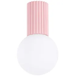 Sollux SL.2386 Deckenleuchte HALO rosa IP44