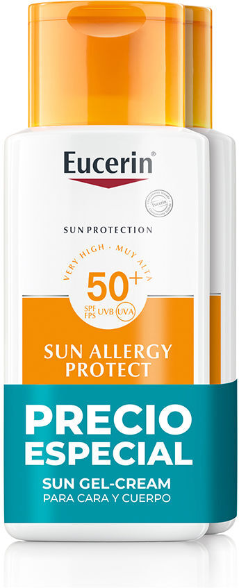 Eucerin Sun Allergy Protect gel crema SPF50+ pack 2 x 150 ml